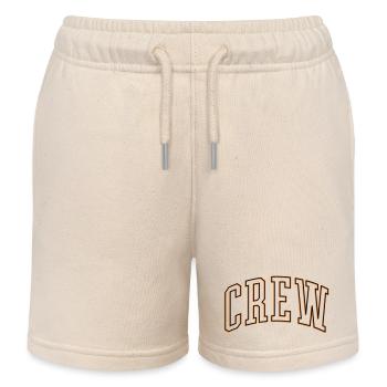 Crew Outline - Kids Organic Sweat Shorts by Stanley/Stella - soft Ecru - Front