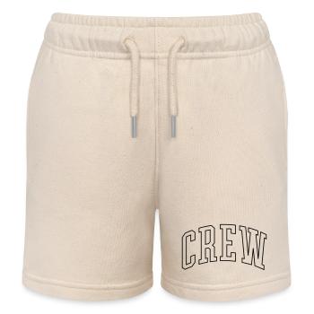 Crew Outline - Kids Organic Sweat Shorts by Stanley/Stella - soft Ecru - Front
