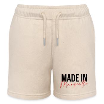 Hergestellt in Marseille - Kinder Organic Joggingshorts Mini Bolter von Stanley/Stella - Natur - Vorne