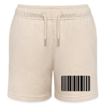 code barre - Short de jogging enfant bio Stanley/Stella - écru doux - Devant