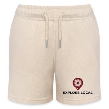 Découvrez le maillot local de cyclisme de trail - Short de jogging enfant bio Stanley/Stella - écru doux - Devant