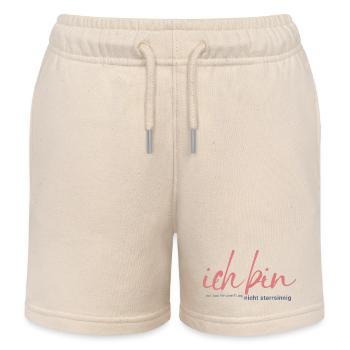 Ich bin nur aus Verzweiflung nicht starrsinnig - Kinder Organic Joggingshorts Mini Bolter von Stanley/Stella - Natur - Vorne