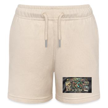 Synthetic Gilded Age – Stay Human In The Grid 2026 - Kinder Organic Joggingshorts Mini Bolter von Stanley/Stella - Natur - Vorne