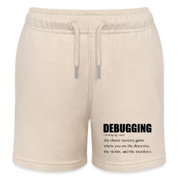 Programmierer Debugging Definition Lustig IT-Entwickler - Kinder Organic Joggingshorts Mini Bolter von Stanley/Stella - Natur - Vorne