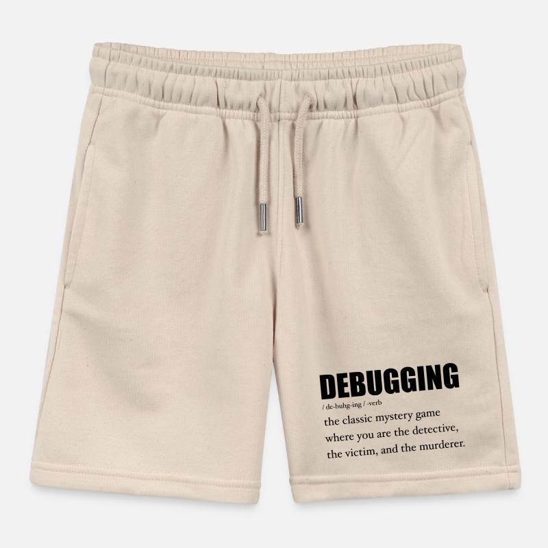 Programmierer Debugging Definition Lustig IT-Entwickler Kinder Organic Joggingshorts Mini Bolter von Stanley/Stella