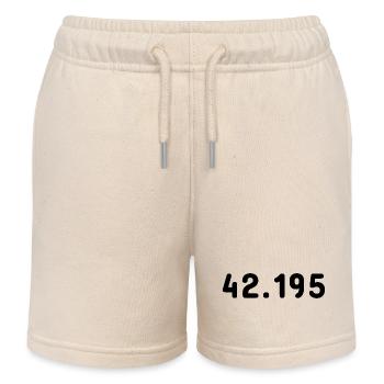 42.195 - Marathon - Kinder Organic Joggingshorts Mini Bolter von Stanley/Stella - Natur - Vorne