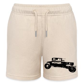 Voiture - Short de jogging enfant bio Stanley/Stella - écru doux - Devant
