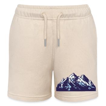 Montagne Sommet Roches Montagnes Alpinistes - Short de jogging enfant bio Stanley/Stella - écru doux - Devant
