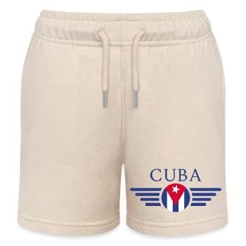 J’aime Cuba, T-shirt design de style élégance - Short de jogging enfant bio Stanley/Stella - écru doux - Devant