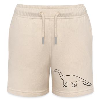 dino - Short de jogging enfant bio Stanley/Stella - écru doux - Devant
