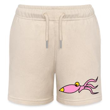 calmar drôle - Short de jogging enfant bio Stanley/Stella - écru doux - Devant