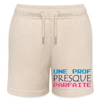 Schule / Lehrer / Lehrer / Lehrer / Lehrer - Kinder Organic Joggingshorts Mini Bolter von Stanley/Stella - Natur - Vorne