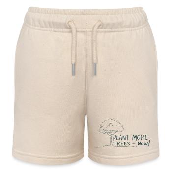Pflanzt mehr Bäume Jetzt - Naturschutz Spruch - Kinder Organic Joggingshorts Mini Bolter von Stanley/Stella - Natur - Vorne