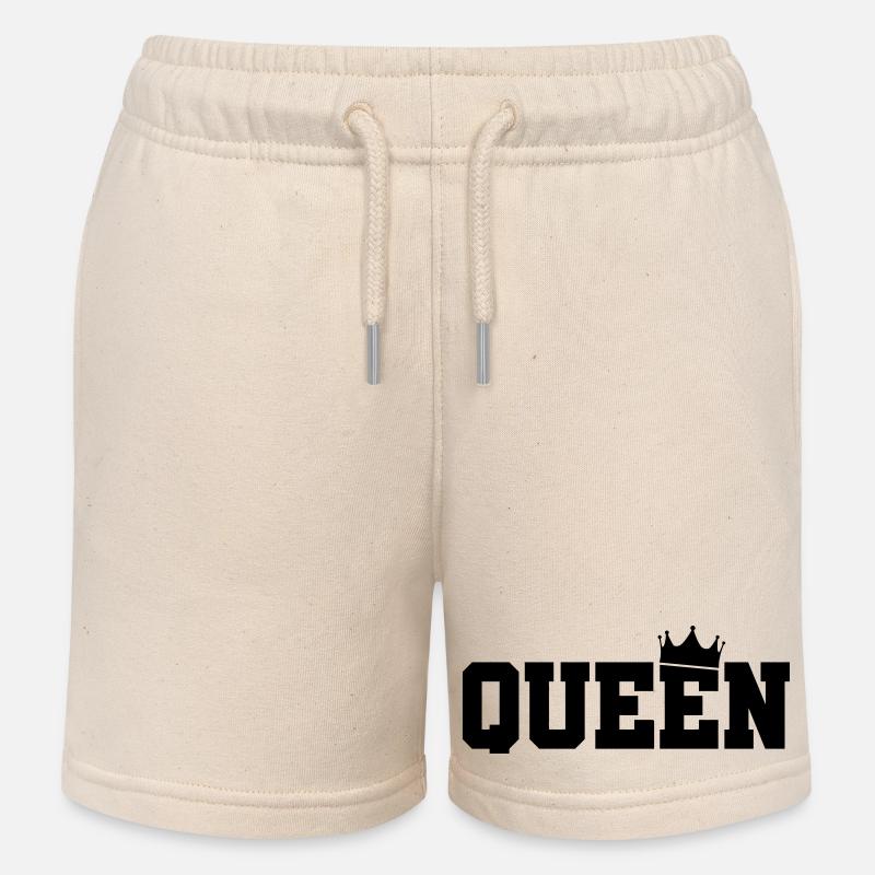 queen - Kinder Organic Joggingshorts Mini Bolter von Stanley/Stella - Natur