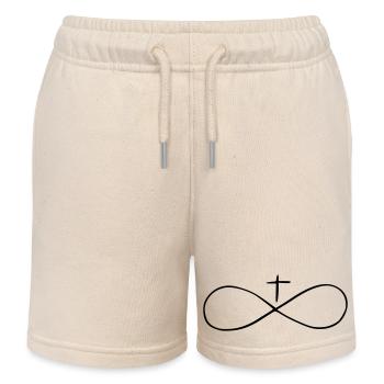 unendlich - Kinder Organic Joggingshorts Mini Bolter von Stanley/Stella - Natur - Vorne