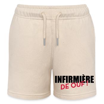Krankenschwester / Mediziner / Doctor / - Kinder Organic Joggingshorts Mini Bolter von Stanley/Stella - Natur - Vorne