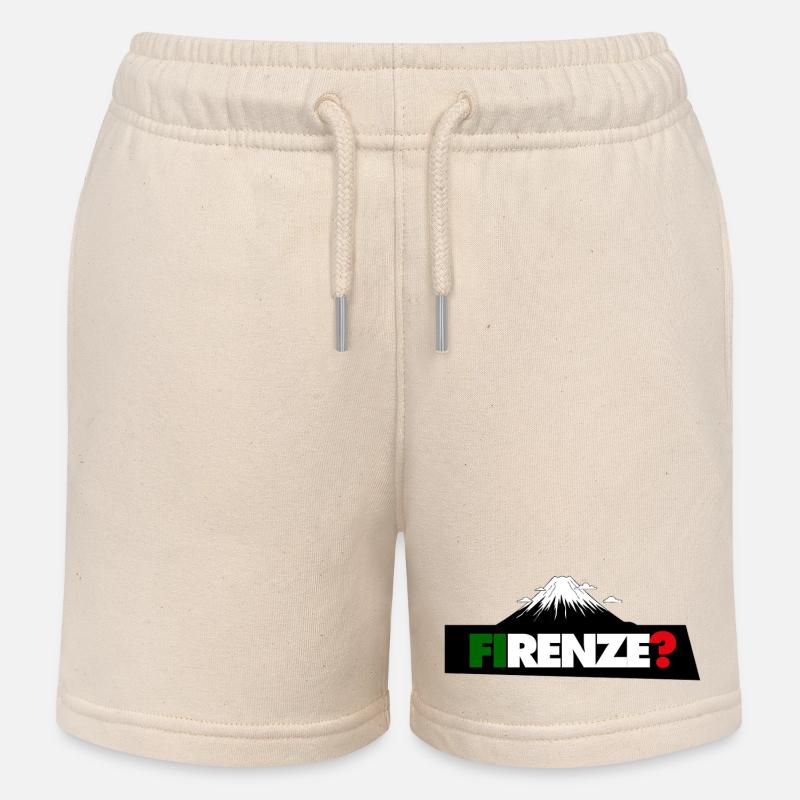 Florence? - Short de jogging enfant bio Stanley/Stella - écru doux
