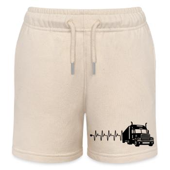 Lkw herzfrequenz - Kinder Organic Joggingshorts Mini Bolter von Stanley/Stella - Natur - Vorne