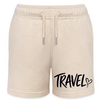 travel - Kinder Organic Joggingshorts Mini Bolter von Stanley/Stella - Natur - Vorne