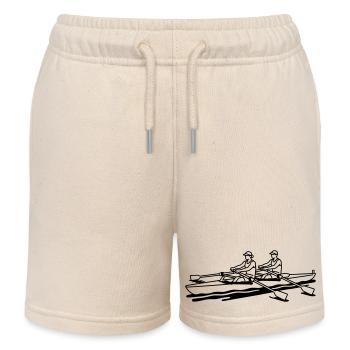 Aviron - Short de jogging enfant bio Stanley/Stella - écru doux - Devant