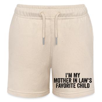 Das Lieblingskind meiner Schwiegermutter – Familienhumor - Kinder Organic Joggingshorts Mini Bolter von Stanley/Stella - Natur - Vorne