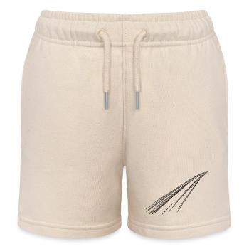 Lignes - Short de jogging enfant bio Stanley/Stella - écru doux - Devant