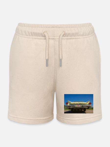 Oldtimer, Buick Car - Kinder Organic Joggingshorts Mini Bolter von Stanley/Stella - Natur