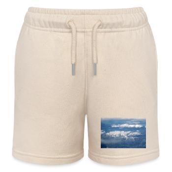 Wolkenformationen und die Alpen in der Nähe der Zugspitze - Kinder Organic Joggingshorts Mini Bolter von Stanley/Stella - Natur - Vorne