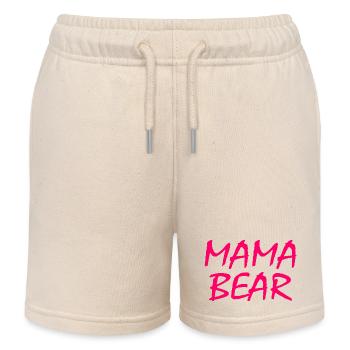 Mama bear - Kinder Organic Joggingshorts Mini Bolter von Stanley/Stella - Natur - Vorne