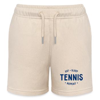 Manger dormir Tennis Répéter - Short de jogging enfant bio Stanley/Stella - écru doux - Devant