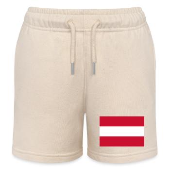 Österreich - Kinder Organic Joggingshorts Mini Bolter von Stanley/Stella - Natur - Vorne