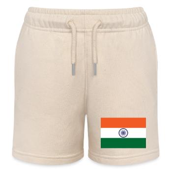 Indien - Kinder Organic Joggingshorts Mini Bolter von Stanley/Stella - Natur - Vorne