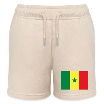 Sénégal - Short de jogging enfant bio Stanley/Stella - écru doux - Devant