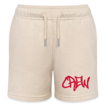 CREW - Short de jogging enfant bio Stanley/Stella - écru doux - Devant
