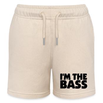 I'm the Bass Bassdesign für Bassisten - Kinder Organic Joggingshorts Mini Bolter von Stanley/Stella - Natur - Vorne