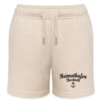 Heimathafen Rostock - Kinder Organic Joggingshorts Mini Bolter von Stanley/Stella - Natur - Vorne