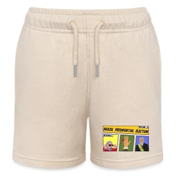 Élection présidentielle brésilienne - Short de jogging enfant bio Stanley/Stella - écru doux - Devant