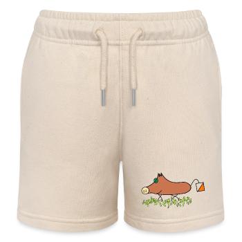 Orienteering [02.1] [orienteering] [PX] - Kids Organic Sweat Shorts by Stanley/Stella - soft Ecru - Front
