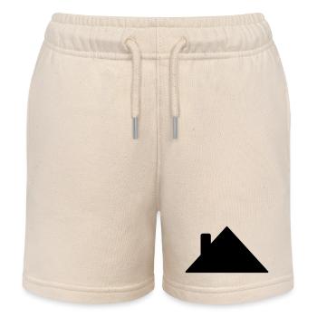 Toit - Short de jogging enfant bio Stanley/Stella - écru doux - Devant