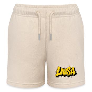 Lausa - Kinder Organic Joggingshorts Mini Bolter von Stanley/Stella - Natur - Vorne