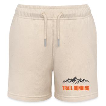 trail running - Kids Organic Sweat Shorts by Stanley/Stella - soft Ecru - Front