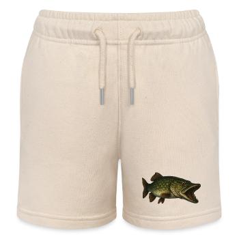 Brochet - Short de jogging enfant bio Stanley/Stella - écru doux - Devant