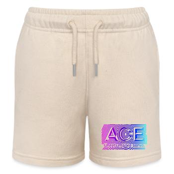 Tennis ACE , für Fans perfekter Aufschläge - Kinder Organic Joggingshorts Mini Bolter von Stanley/Stella - Natur - Vorne