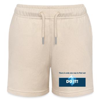 Do It! Eisberg Motivation - Short de jogging enfant bio Stanley/Stella - écru doux - Devant
