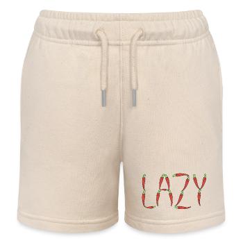Chili Pepper faul - Kinder Organic Joggingshorts Mini Bolter von Stanley/Stella - Natur - Vorne