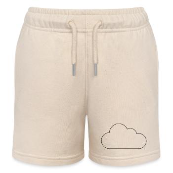 Wolkenumriss - Kinder Organic Joggingshorts Mini Bolter von Stanley/Stella - Natur - Vorne