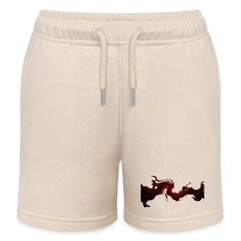 Zusammenfassung: Dark Blood Red Fluid - Kinder Organic Joggingshorts Mini Bolter von Stanley/Stella - Natur - Vorne