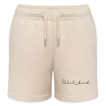 Fröhliches Schulkind - Kinder Organic Joggingshorts Mini Bolter von Stanley/Stella - Natur - Vorne