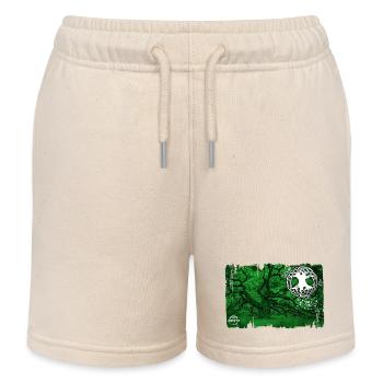 eiche mit lebensbaum grün - Kinder Organic Joggingshorts Mini Bolter von Stanley/Stella - Natur - Vorne