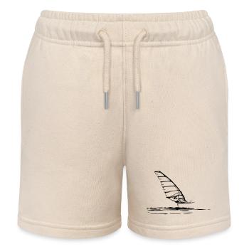 Windsurf Foil Sketch - Short de jogging enfant bio Stanley/Stella - écru doux - Devant